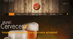 Desktop Screenshot of mundocervecero.com